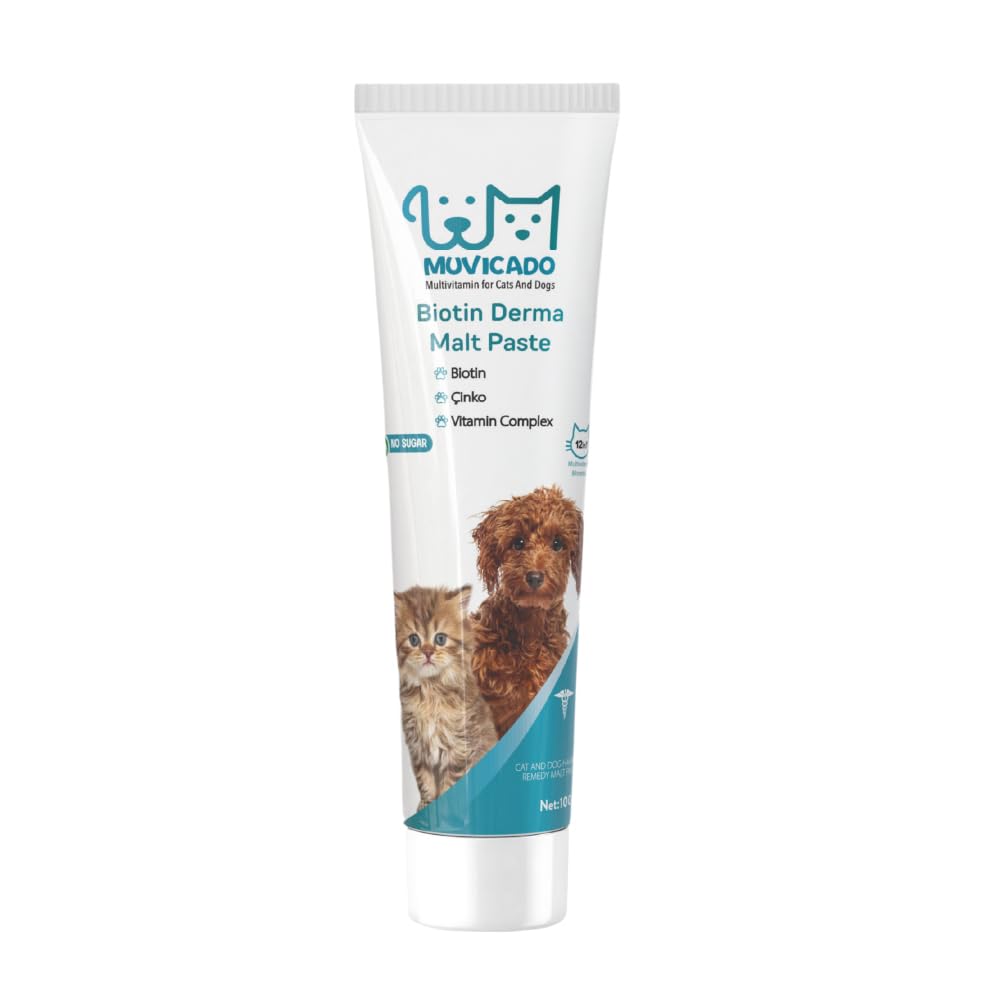 Kedi Köpek Derma Malt Biyotinli Kedi Maltı Kedi Malt Macun Kedi Tüy Malt Paste Kedi Macunu