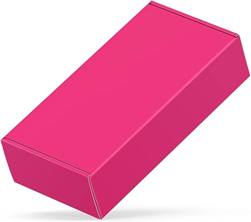 Vista 90 de Paquete de 25 cajas de envío de 4 x 4 x 2 pulgadas, cajas de regalo de San Valentín para el día de la madre, cajas de cartón corrugado, cajas de Rojo