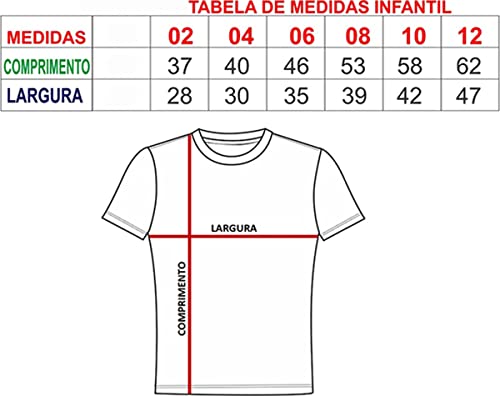 Camiseta Infantil Estampa Brasil Bandeira