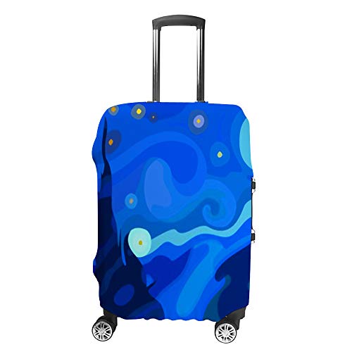 Housse de transport lavable pour bagages voyage protection valise ciel étoilé