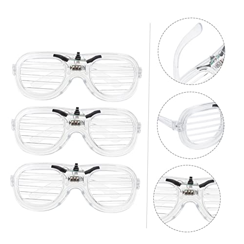 Abaodam Óculos Luminosos De LED 3 Peças Roupas Para Crianças Fantasias Para Crianças Óculos De Festa