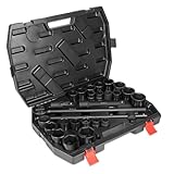 Bzsunway 27 PCS Master Impact Socket Set 3/4-Inch-Drive...