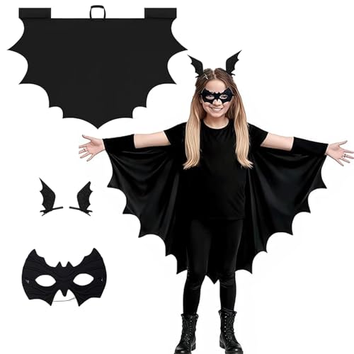 PTBWS Fledermaus Kostüm Kinder,Halloween Fledermaus Kostüm,...