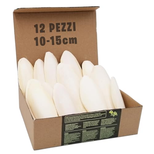 Sepia King - 12 Pezzi Ossi di Seppia per pappagalli,