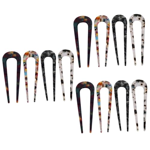 Barrettes en U pour chignon élégantes et grandes en lot de 3 pour femmes