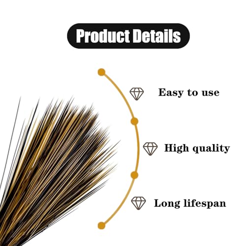 Image of 500 PCS Cat Whiskers Simulated Animal Whiskers Craft Animal Whiskers Stuffed Animal Whiskers for Crafts Needle Felting,DIY Accessories(Black and Brown)
