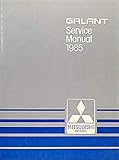  1985 Mitsubishi Galant Repair Shop Manual Original