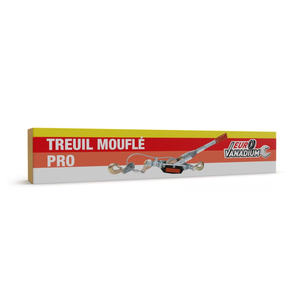 Tire fort - treuil de halage mouflé Gris