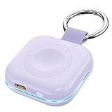 Portable Travel Charger for Apple Watch Series 8,Wireless iWatch Charger 1200mAh Power Bank with Charging Cable, Purse Keychain Smart Watch Charger for Apple Watch Series 10/9/8/7/6/SE/5/4/3/2/1/UItra