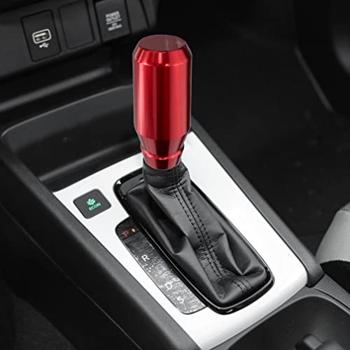 Ycooifo Aluminum Shift Knob For Automatic And Speed Manual Cars, 3.15" Stick Shifter Snobs, With 4 Alloy Adapters M8 M10 M12 X 1.25, M10X1.5 (Red) #TOP2