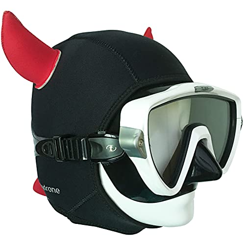 Brlucky Wetsuit Hood Devil 3Mm Neoprene Scuba Diving Hood For Men Women Youth Scuba Head Cover Dive Cap Surfing Thermal Hood For Kayaking Snorkeling Swimming Sailing Canoeing Water Sports #TOP1