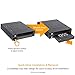 ICY DOCK Dual 2 Bay 2.5” SSD & HDD Dock Tool-Less Hot-Swap SATA / SAS Mobile Rack Enclosure for 3.5” Bay - flexiDOCK MB522SP-B