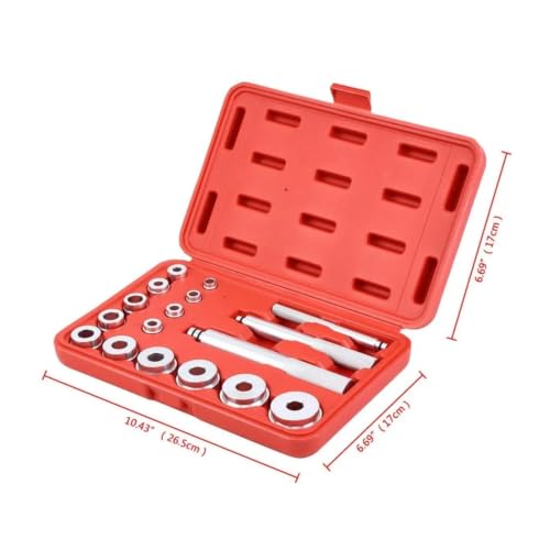 Kit d'installation et de retrait roulements 17 pièces outils alu