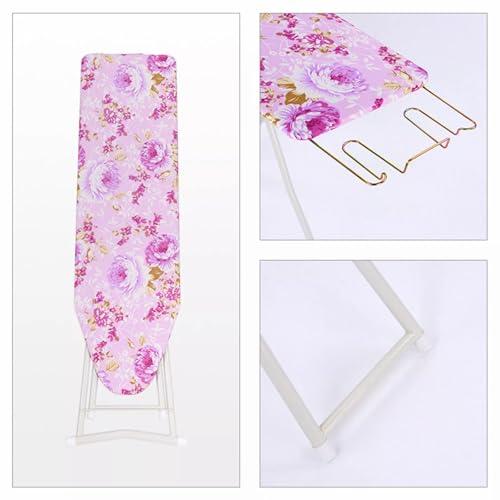 Folding Ironing Board, Space Saver Ironing Boards, Adjustable Height Up To 93cm, Lightweight Iron Board Rack Foldable Non Slip for Home, Household, Office, Bathroom - Image 9