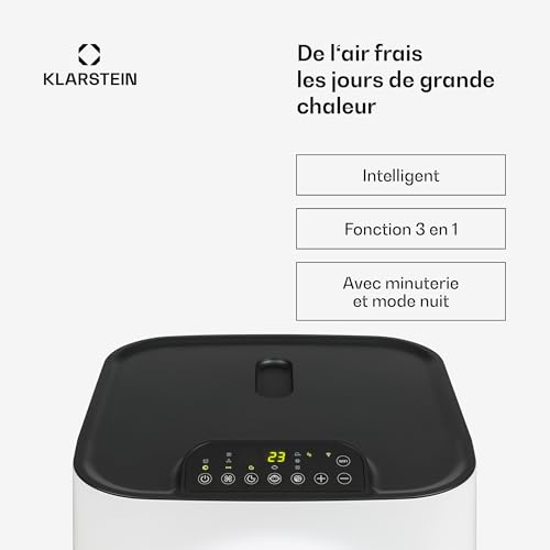 Klarstein Kraftwerk Smart Climatiseur Mobile - Mise en situation et vue d'ensemble du dispositif