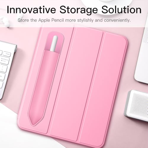 Image of MoKo Adhesive Pencil Case Holder Sticker for Apple Pencil, Flowers Pink