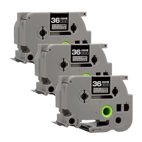 �y�G�R�X���z�u���U�[�p �s�[�^�b�`�݊� TZe-365 ��/������ 36mm(�e�[�v��) 3�Z�b�g TZe�e�[�v�݊� ���x�����C�^�[ P-TOUCH CUBE �s�[�^�b�`�L���[�u�Ή�