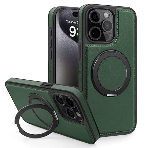 Aikutaysa iPhone 13 Pro Max �p �P�[�X �}�O�l�b�g���� MagSafe �Ή� �����O�t�� 360�x���] �X�^���h�@�\ �A�C�t�H�� 13 �v�� �}�b�N�X �J�o�[ ���C�����X�[�d �}�O�l�e�B�b�N���[�v���� �J�����ی� �y�� �����֗�