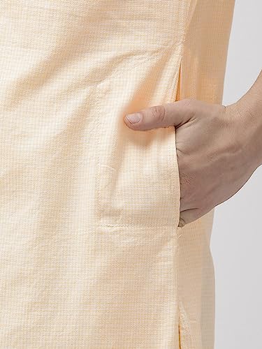 Image of The Indian Garage Co Men's Cotton Regular Fit Regular Kurta