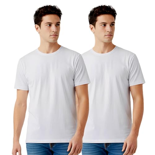 Image of 100% PIMA Cotton T Shirt for Man | Premium Men T-Shirts Regular Fit | Half Sleeve Round Neck Cotton Tshirt for Man | Mens Tees Made for Indian Climate | Available in 10 Colours