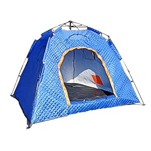 zhangpeng Outdoor Quick Opening Winter Vissen Tent Ijsvissen Tent Verdikking Ijsvissen Huis Plus Katoen Warme Camping Tent tent (EEN 210 * 210 * 170 CM)