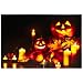 LED Lighted Halloween Jack-O-Lanterns Fall Harvest Canvas Wall Art 15.75" x 23.5"
