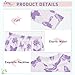 miaozhen Cotton Pjs Fashion Lavender Rose Flower Butterfly Pjs Winter 6Y