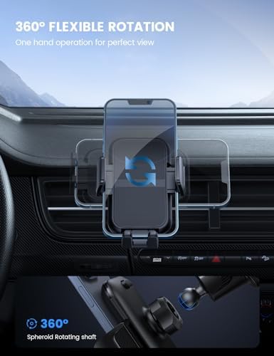 Lamicall 2026 Wider Clamp & Metal Hook Car Phone Holder Vent Accessories