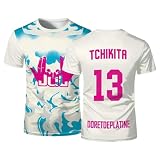 T Shirt JUL Hommes Femmes 3D Haut Maillot de Foot Enfant Cadeaux des Fans Maillot Sport Re...