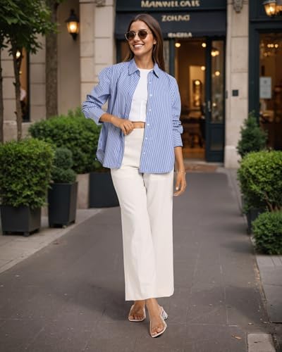 Image of Style Quotient Women Solid Smart Casual Oversized Polycotton Shirt