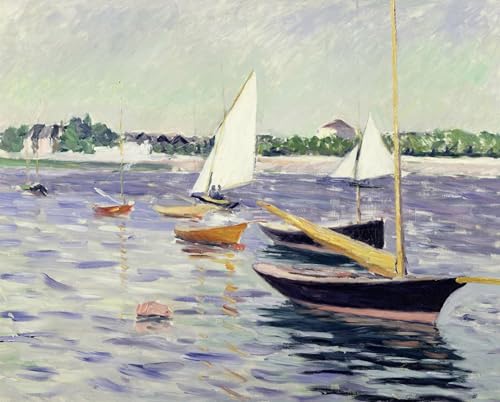 Toile Voiliers à Argenteuil Caillebotte pour créer une ambiance apaisante dans votre salon