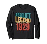 Photo Gallery absolute legend since 1929 retro compleanno celebrazione maglia a manica Photo Gallery absolute legend since 1929 retro compleanno celebrazione maglia a manica
