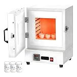 HAIYAETONG 2000W Electric Kiln, 2102℉ Max Temperature, Gold Melting Furnace for Wax Casting, Clay DIY, Metal Tempering, Glazing on Pottery, Silver