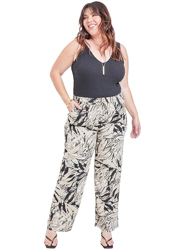 Royalty by YMI Royalty for Me Women's Plus Size High Rise Drawstring Straight Pants4