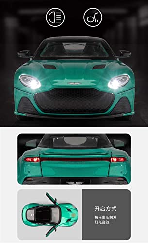 Apliqe Scale Model Vehicles For Aston Martin Dbs Diecast Alloy Supercar Model Back Door Sound Lighting Simulation Car 1/24 Sophisticated Gift Choice (Color : 2) #TOP6