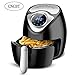 Produktbild CNCBT Air Friteusen Prime, Air Fryer intelligentes Touch Screen Fritteuse ohne Ölrauch große Kapazitäts-Fritteuse,Schwarz
