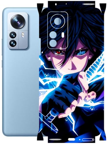 Image of AtOdds - Full Body Back Screen Guard Protector Film - Lamination Wrap Skin Sticker Compatible with XIAOMI Mi 12 PRO | Scratchproof Matte Finish (Anime 42)