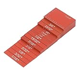AYNEFY Industrial Tools Gauges, Color Height Measuring Block, Flat Design, Aluminum Alloy Woodworking Red Height Measuring Block, Bright Industrial Tools (AYNEFYv7c0rupbfm-12)