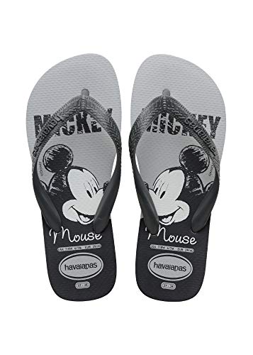 Chinelo Top Disney, Havaianas, Adulto Unissex, Cinza Gelo, 41/42