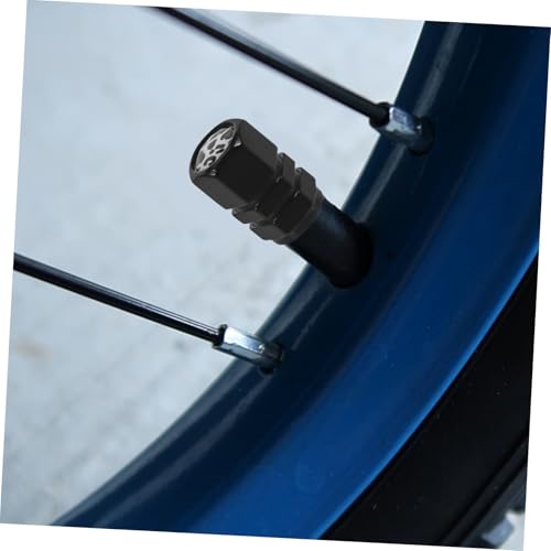 GLEAVI 4 piezas Tapones de Válvula para Neumáticos de Aluminio para Automóviles, SUV, Motocicletas con Estampado Leopardo miniatura 4