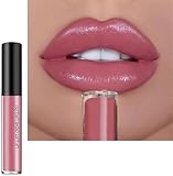 12 Color Cream Lip Gloss, 2025 New Long-Lasting Moisturizing Velvet Lip Lipstick, Waterproof, Non-Fading, Hydrating Lip Tint Natural Jelly Lipstick for Cristmas Party (12#, 1.3 Fl Oz)