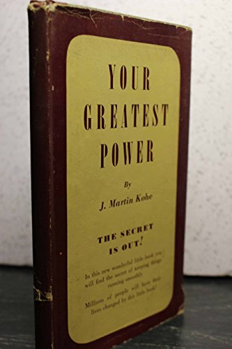 Your greatest power B0007EHWGY Book Cover