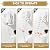 12 Steps Attic Stairs,Wall Mounted Folding Loft Ladder 881.85Lbs Weight Capacity Retractable Collapsible Stairs Attic Ladder Pull Down System with 2 Handrails for Height 9.5-10.17Ft, White