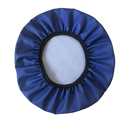 Zzdzw Rolling Stool Round Bar Stool Seat Covers Stool Pu Leather Cushion Slipcover Elastic Bar Chair Covers For 14-17 Inch Chair Workbench Seat Slipcover Waterproof (Color : Blue, Size : 40Cm) #TOP27