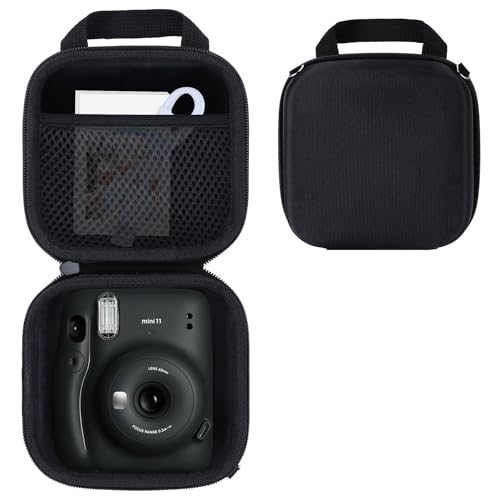 RIYADAone 収納ケースのみ販売 - 収納ケースに適合するFujifilm Instax Mini 12/11 チェキ インスタントカメラ (ブラック)（Amazon）