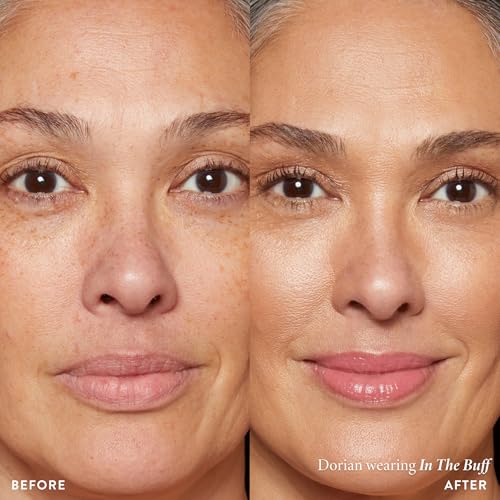 LAURA GELLER NEW YORK Jelly Balm Moisturizing Tinted Lip Balm - In the Buff - Hydrating Vitamin E - Semi-Shine Finish