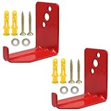 OSVJE 20 Lbs Universal Transverse Hole Design Fire Extinguisher Bracket, Fire Extinguisher Mounts Holder Easy to Install, Suitable for Workshop Garage or Home Use/DIY Enthusiasts（2 Pack）