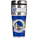 NBA Golden State Warriors Metallic Travel Tumbler,  16-Ounce