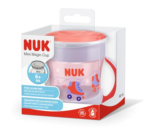 NUK 194398 Nuk Magic Cup Mini + 6M 160 ml , farblich sortiert, verschiedene Sticker-Designs (sortiertes Model) – Ansicht 5