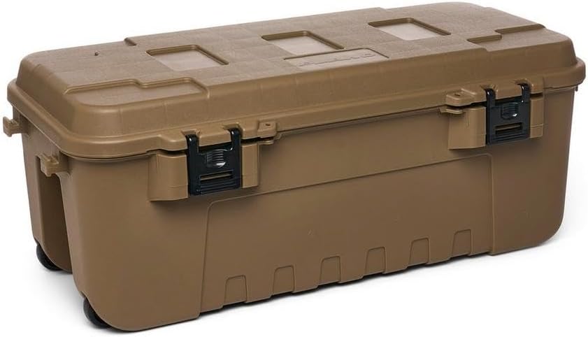 PLANO Sportsman Trunk: Military-Grade Storage Box with Lid - Heavy Duty, Large, Camping & Army Storage Trunks